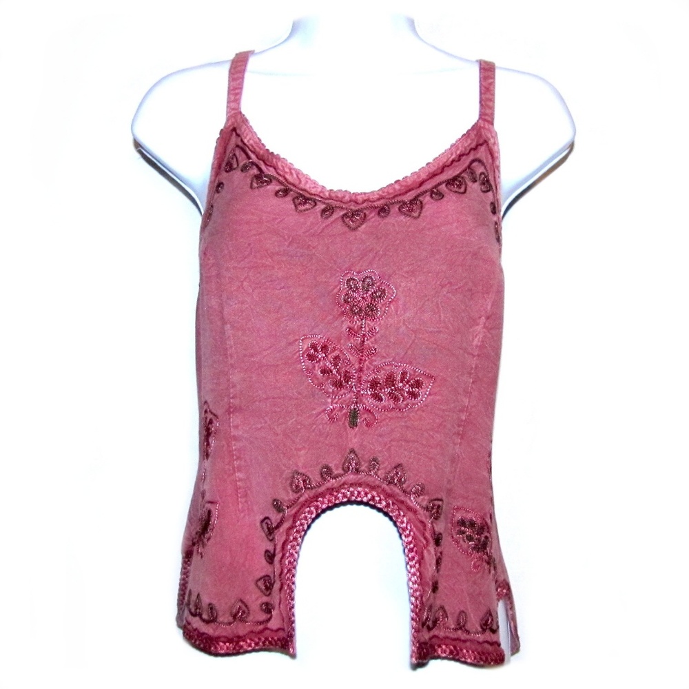 Just Cruisin' Jrs Boho Festival Embroidered Top